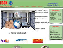 Tablet Screenshot of mailboxplusbs.com